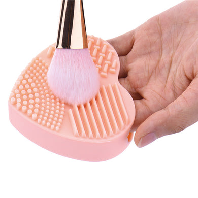 Heart Shape Make up Brushes Cleaning Tool