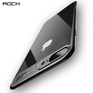 iPhone 8 and 8 plus Case, ROCK Slim Transparent PC & TPU Silicone
