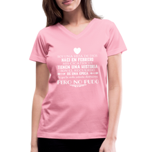 Women's V-Neck T-Shirt - pink