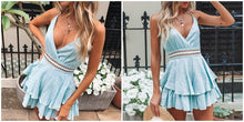 V-neck women playsuit Hollow overalls